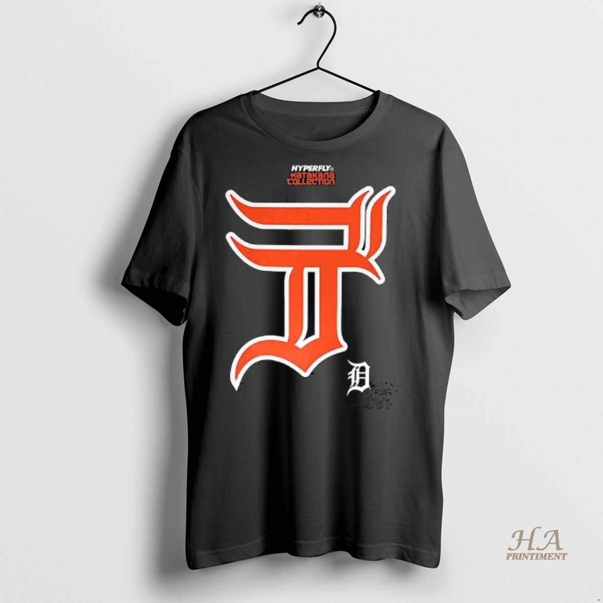 Official Detroit Tigers Hyperfly Katakana Logo Shirt Hoodie