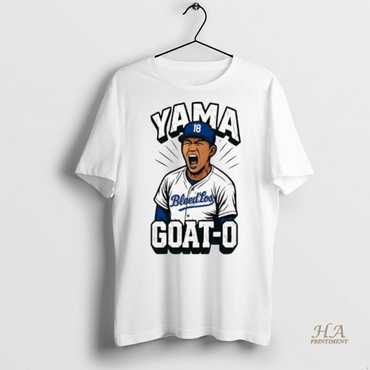 Official Dodgers Yoshinobu Yama Goat O Shirt Hoodie