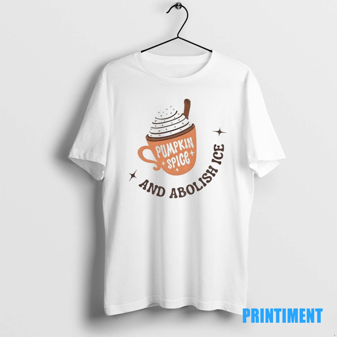 Official Fall Pumpkin Spice Abolish Ice Anti Fascism Anti Ice Tee Sweater Hoodie