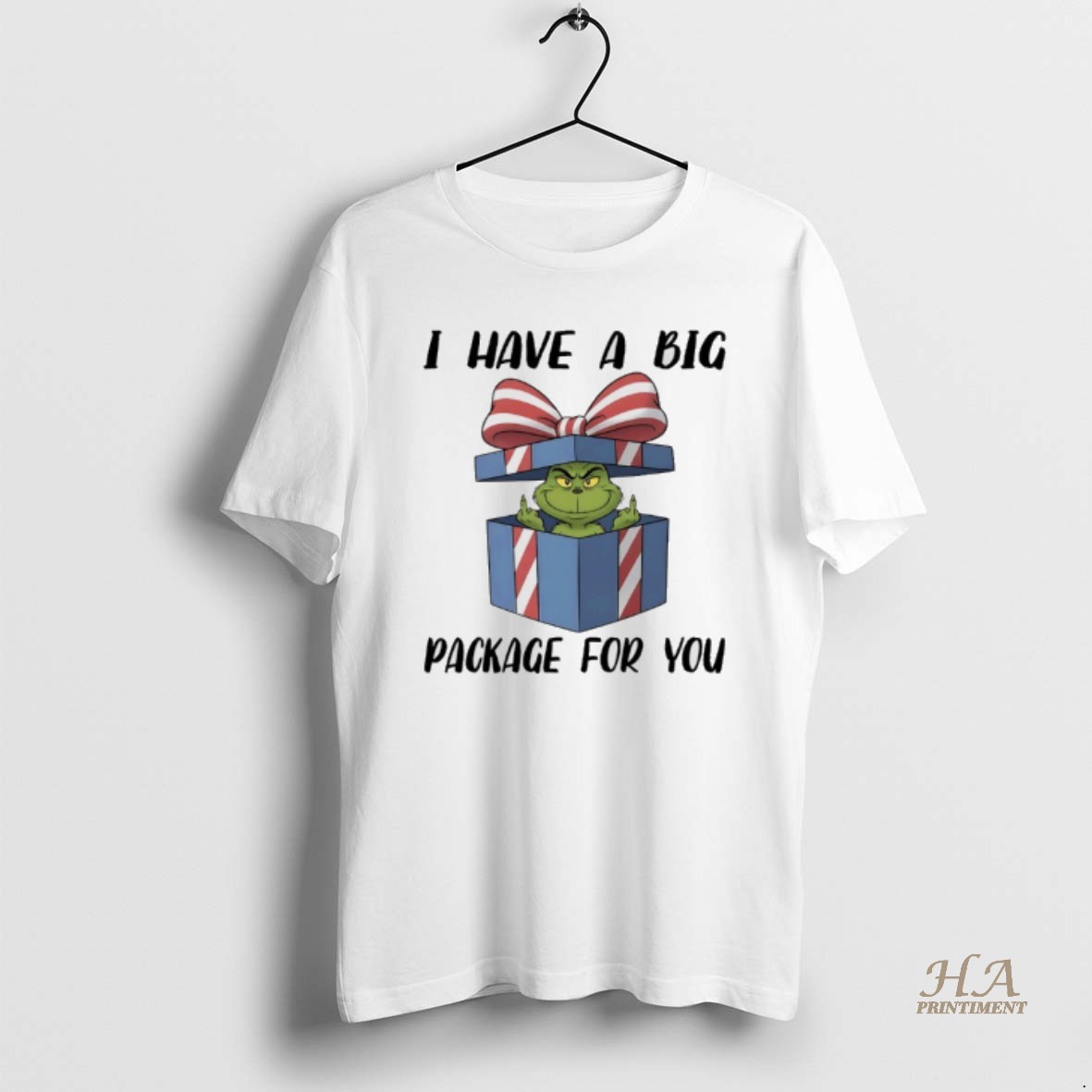 Official Grinch Christmas Gift I Have A Big Package For You Shirt