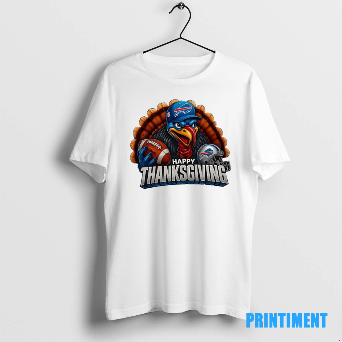 Official Happy Thanksgiving Buffalo Bills Turkey Graphic Tee Sweater Hoodie