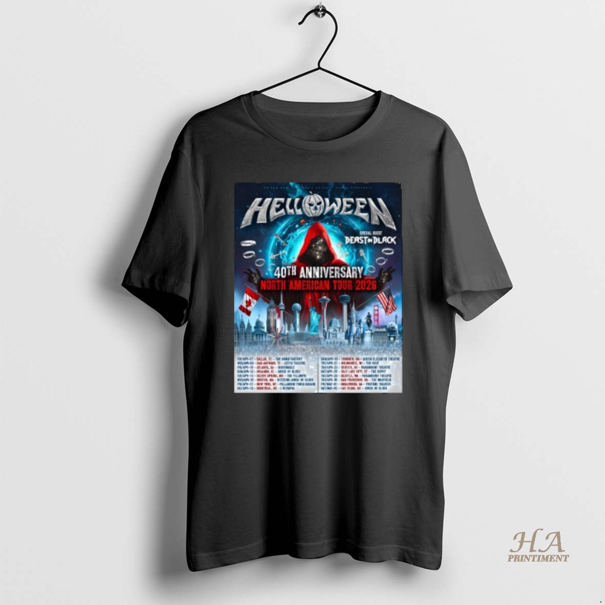 ☆HELLOWEEN 40周年 JAPAN TOUR 2026 Tシャツ XL HELLOWEEN 40周年 JAPAN