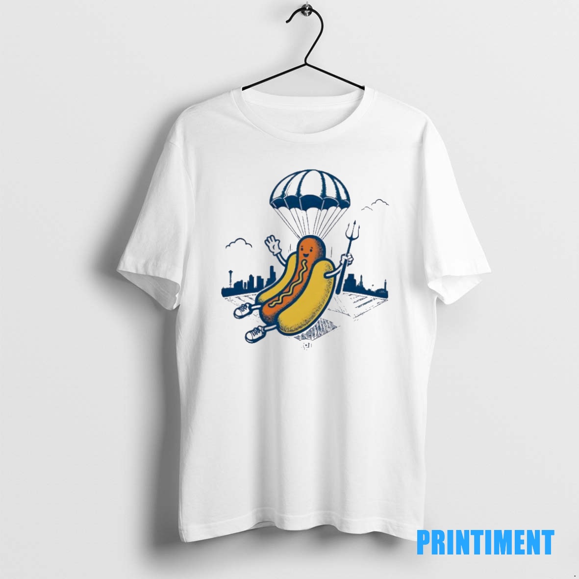 Official Hot Dogs Skydiving Mariners Mariners Vintage Tee Sweater Hoodie