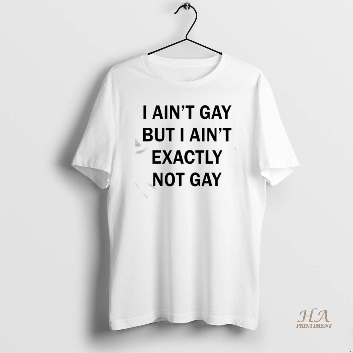 Official I Aint Gay But I Aint Exactly Not Gay T Shirt