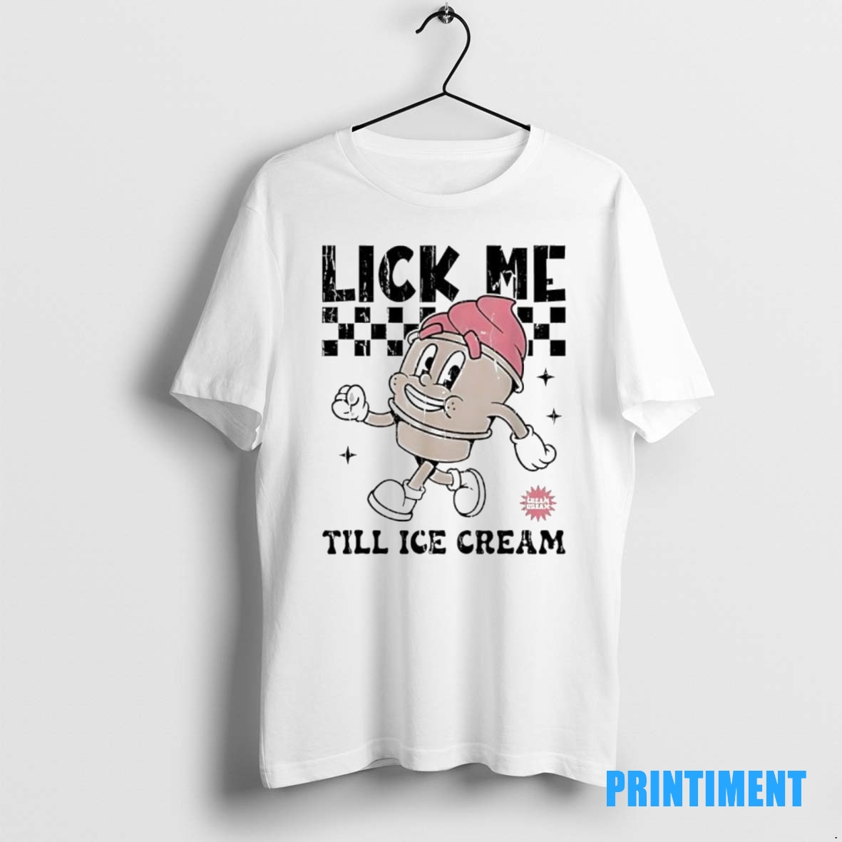 Official Lick Me Till Ice Cream Character Tee Sweater Hoodie