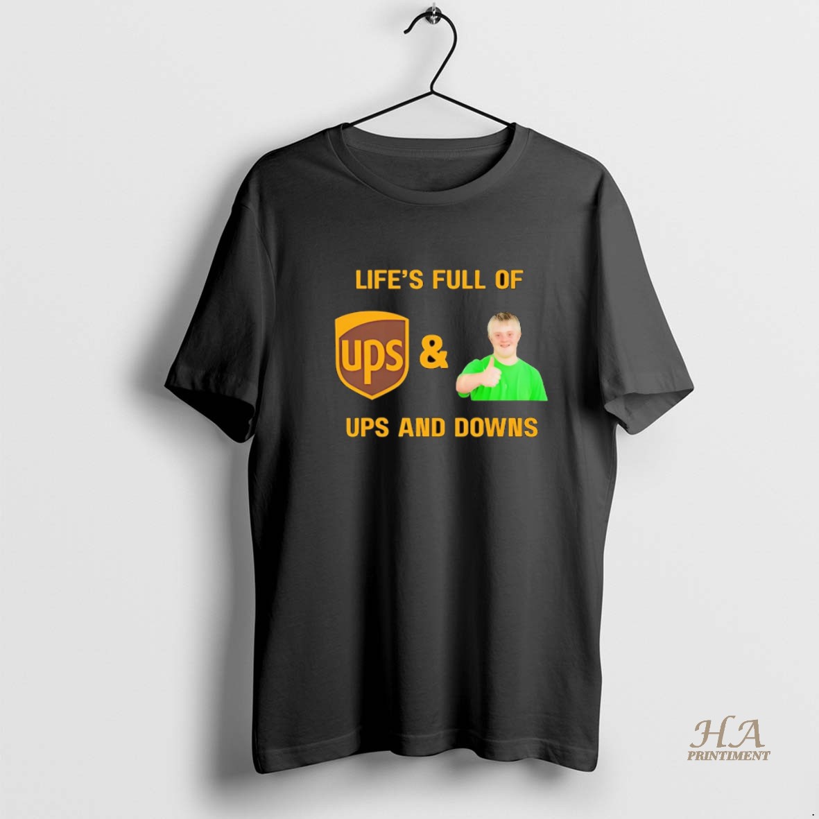 Official Lifes Full Of Ups And Downs Down Syndrome T Shirt