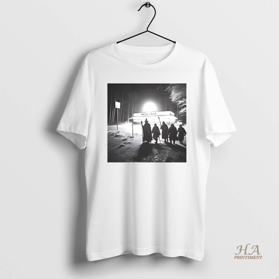 Official Lord Of The Rings The Journey To Waffle House T Shirt