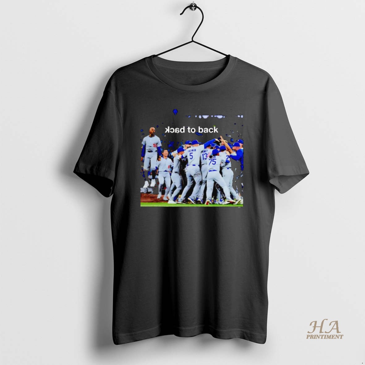 Official Los Angeles Champions Back To Back T Shirt