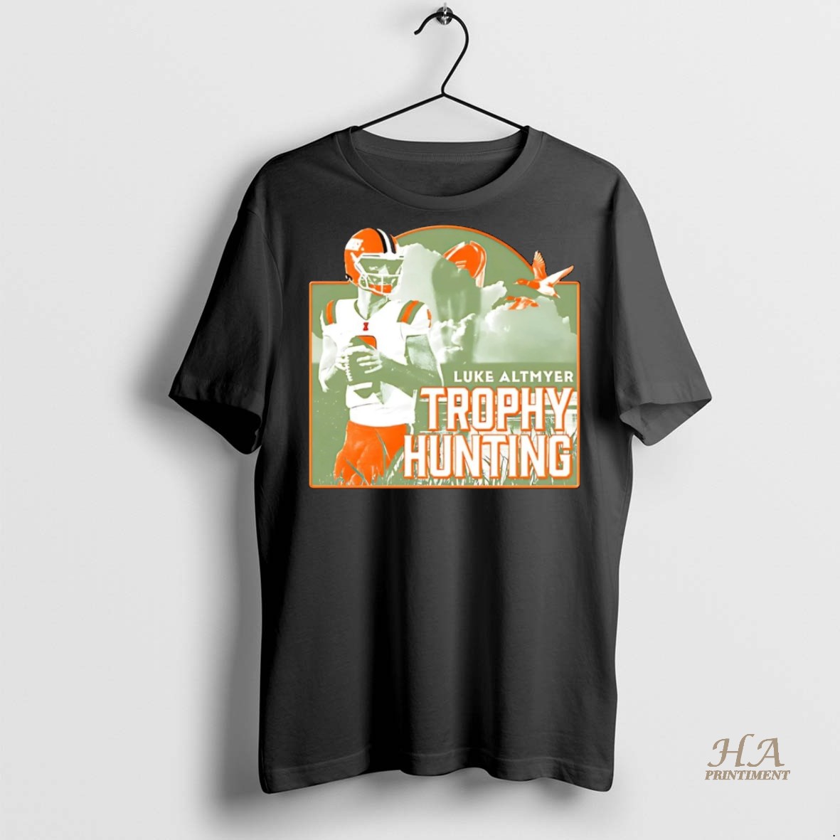 Official Luke Altmyer Trophy Hunting Illinois Fighting Illini Shirt Hoodie