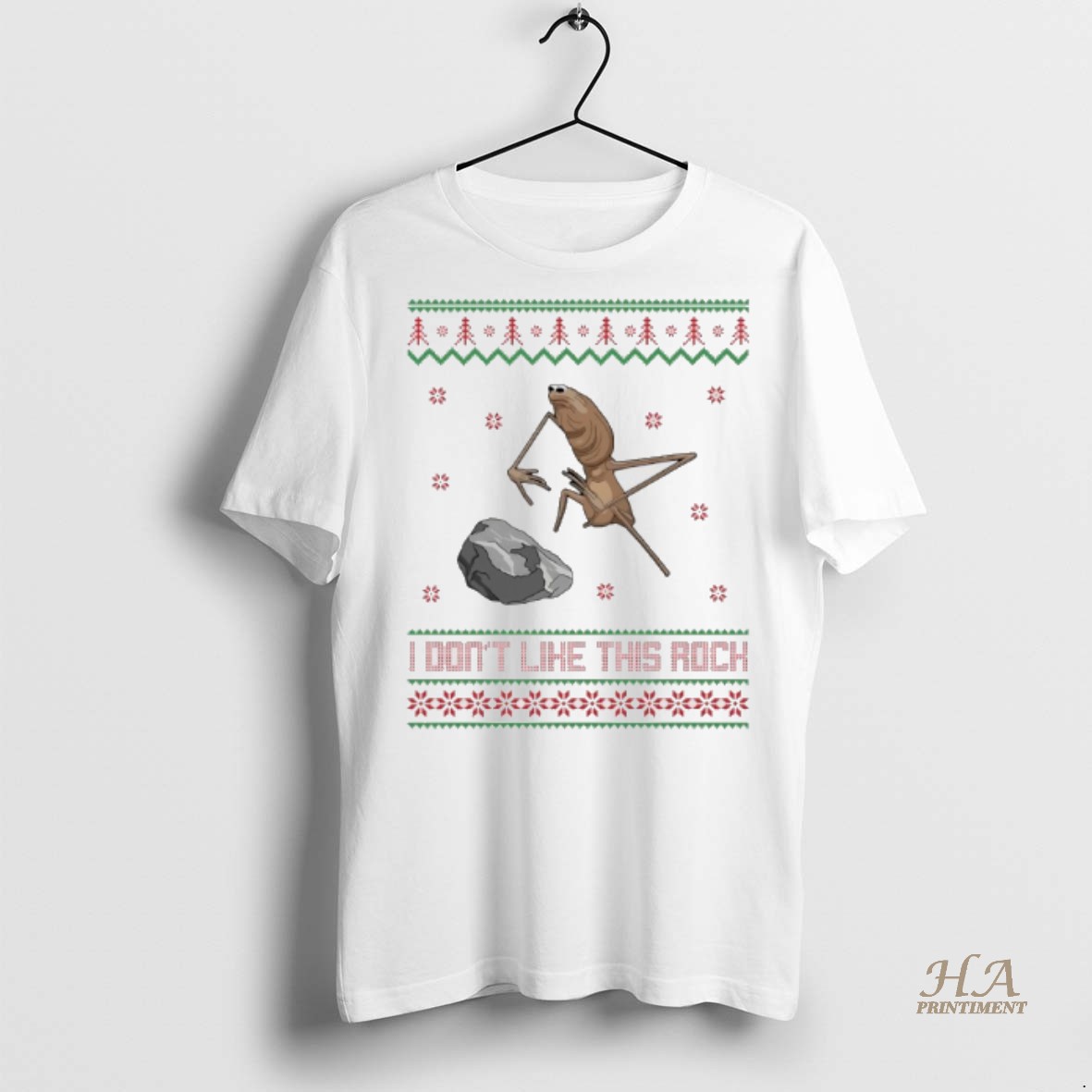 Official Marcus I Dont Like This Rock Christmas Ugly Shirt Hoodie