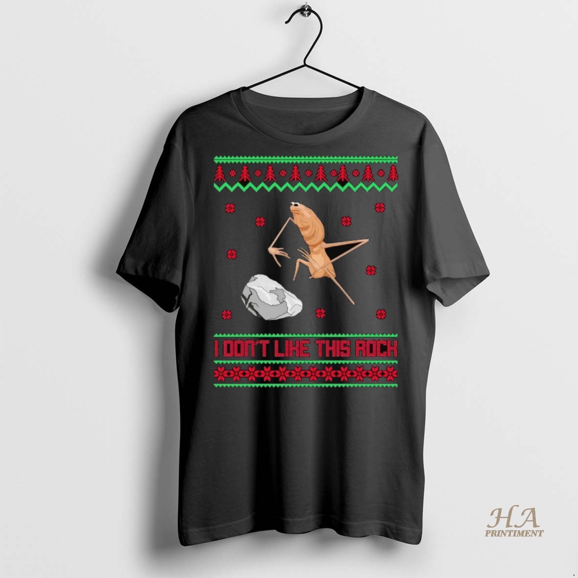 Official Marcus I Dont Like This Rock Ugly Christmas Shirt Hoodie