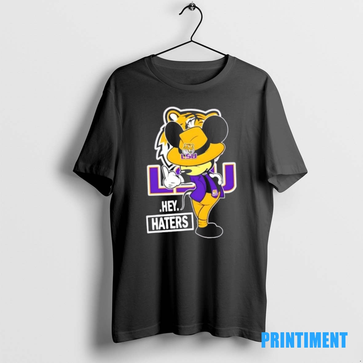Official Mickey Hey Hater Lsu Tigers Football Tee Sweater Hoodie