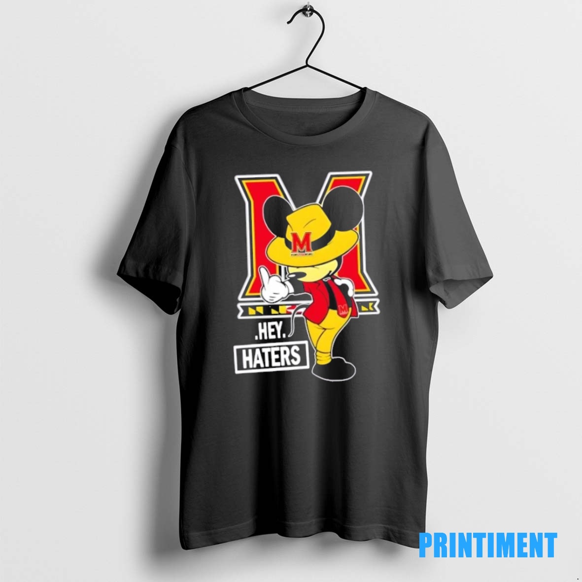 Official Mickey Hey Hater Maryland Terrapins Football Tee Sweater Hoodie