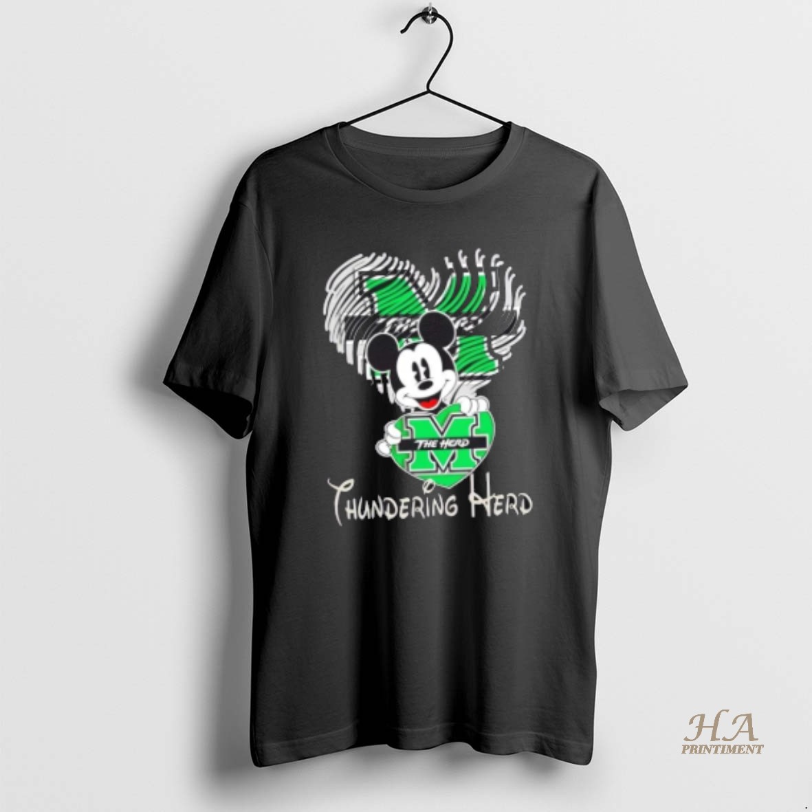 Official Mickey Love Marshall Thundering Herd Football T Shirt
