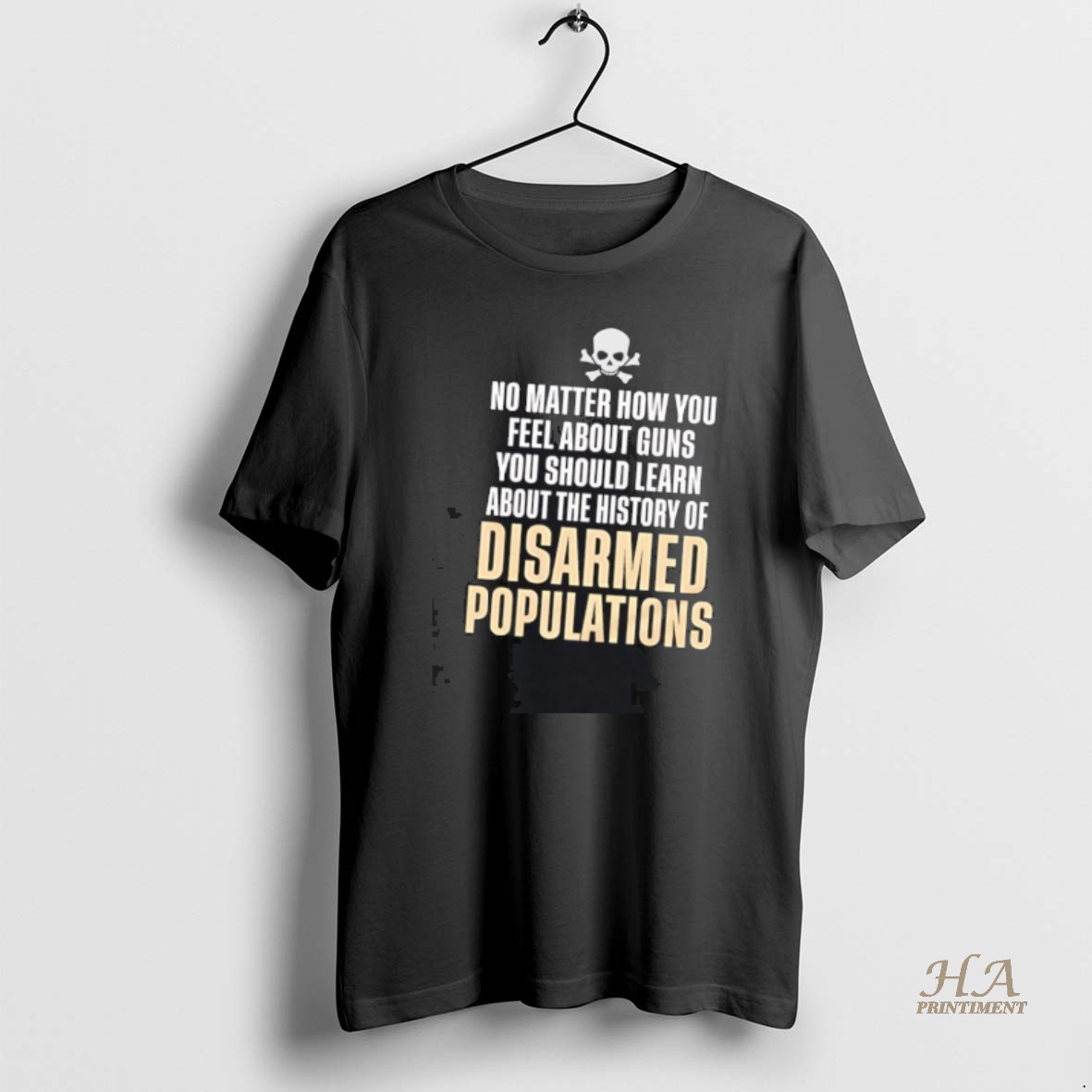 Official No Matter How You Feel About Guns History Of Disarmed Populations T Shirt