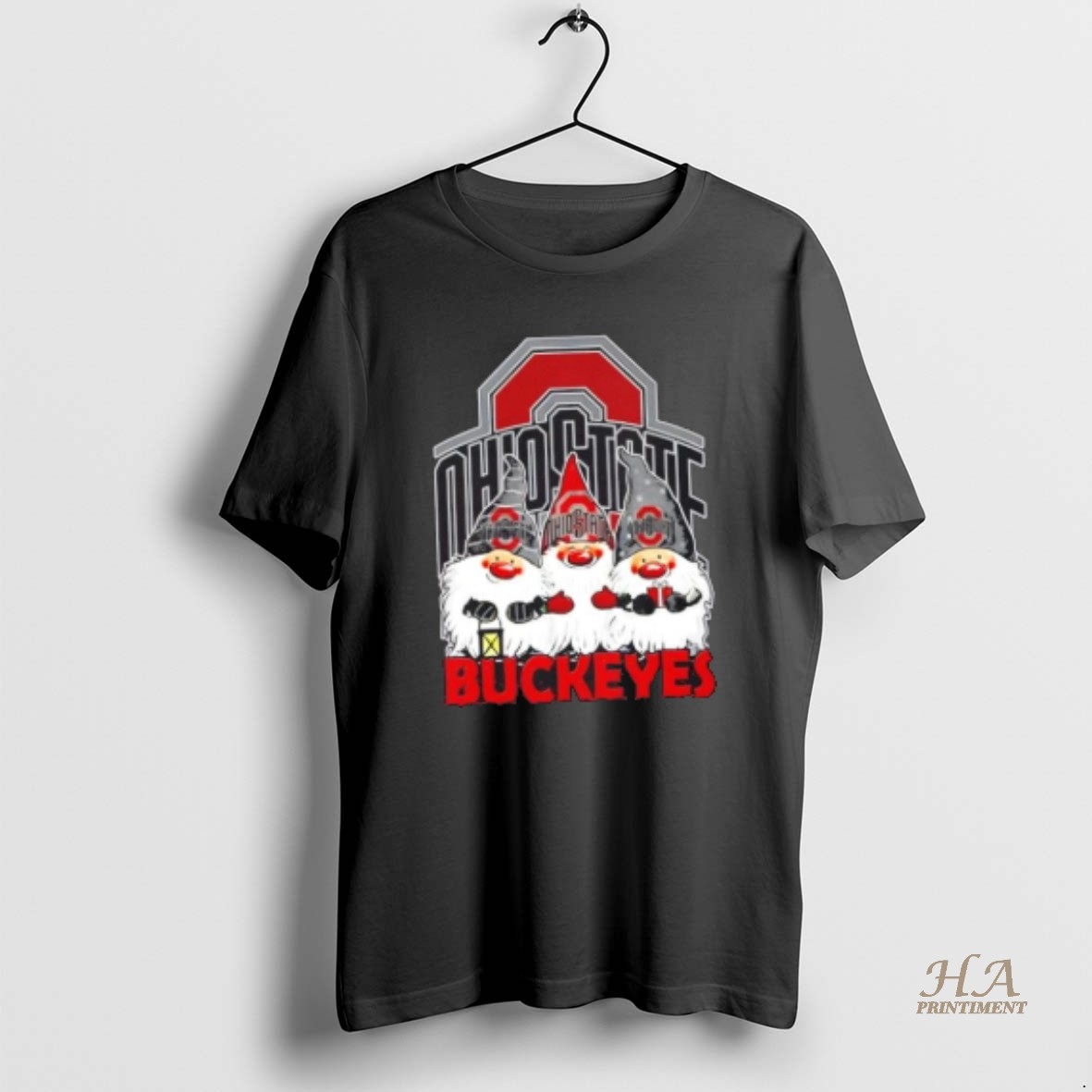 Official Ohio State Buckeyes X Gnomes Xmas Christmas T Shirt