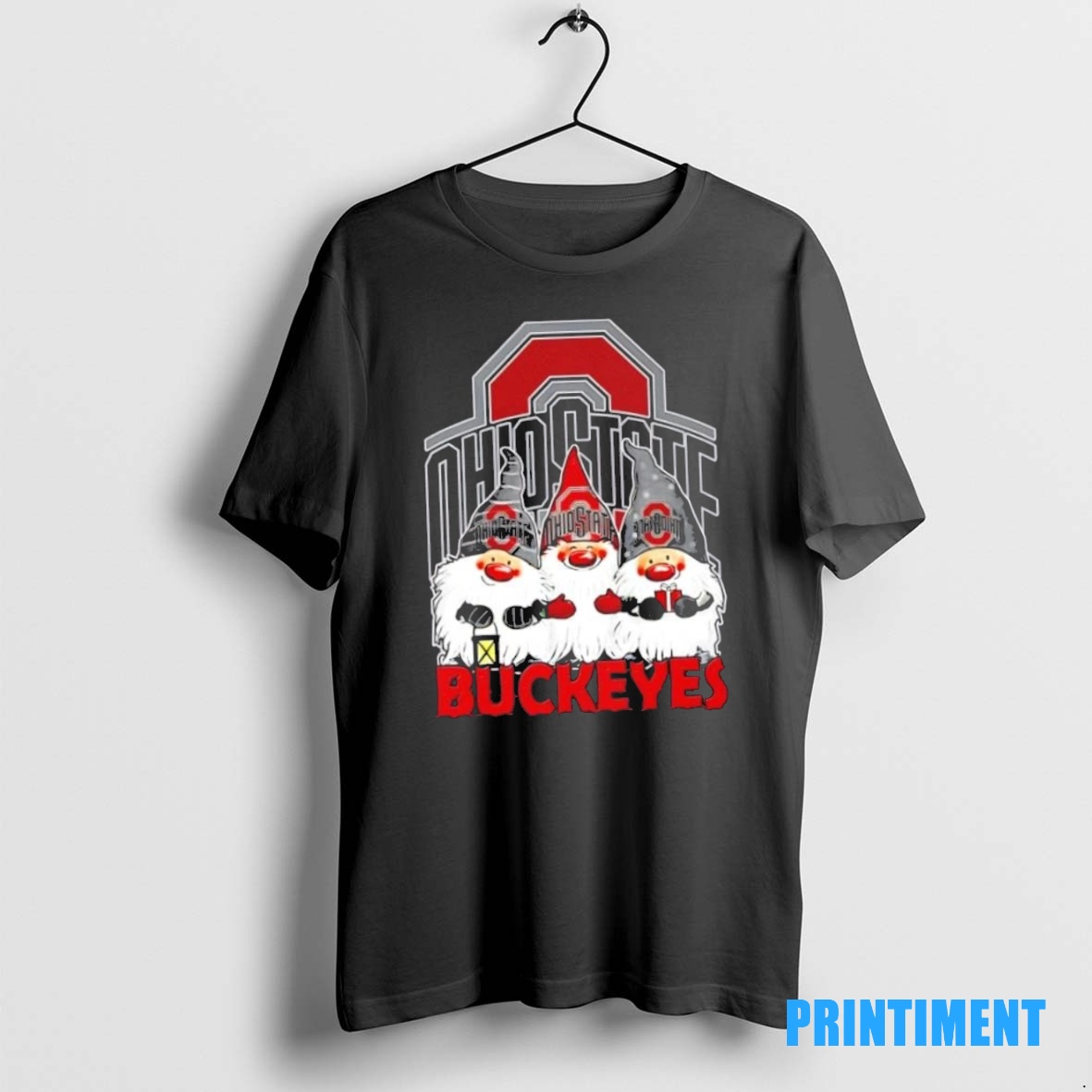 Official Ohio State Buckeyes X Gnomes Xmas Christmas Tee Sweater Hoodie