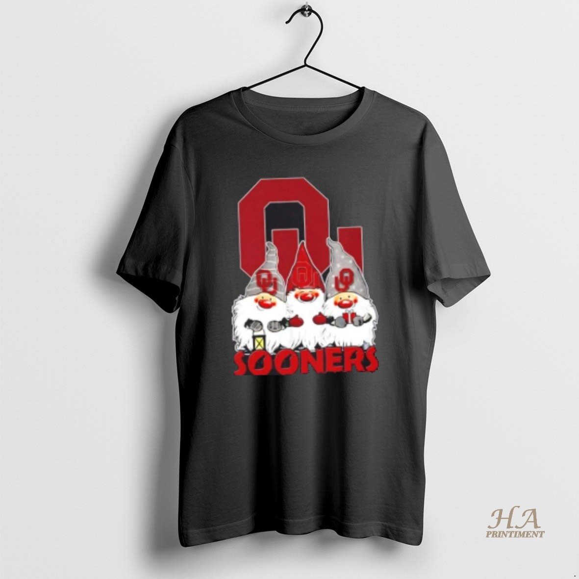 Official Oklahoma Sooners X Gnomes Xmas Christmas T Shirt