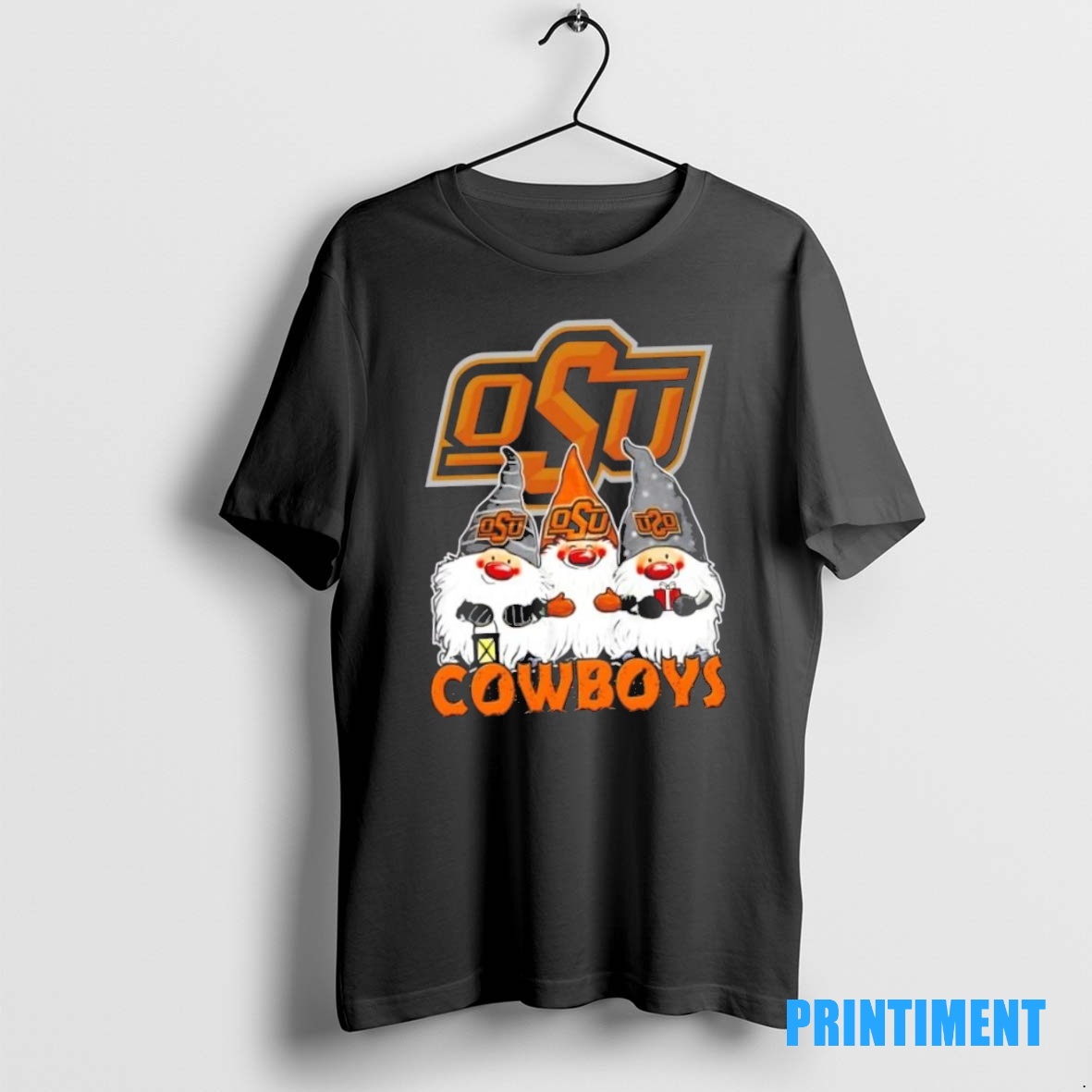 Official Oklahoma State Cowboys X Gnomes Xmas Christmas Tee Sweater Hoodie