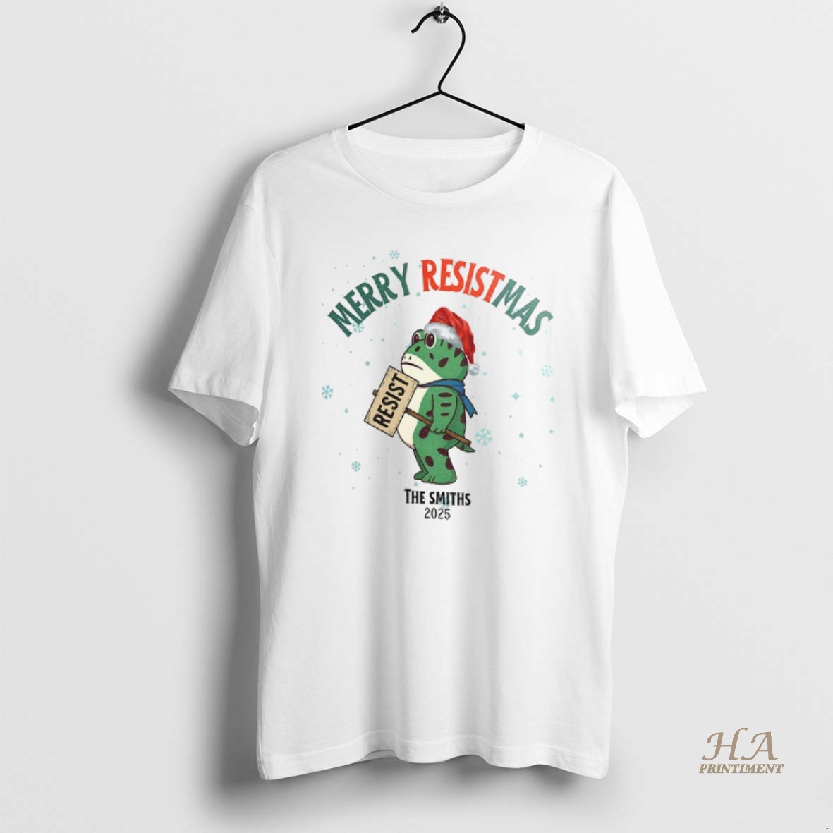 Official Portland Frog The Smiths Merry Resistmas Resist Fdt Anti Maga Anti Fascism Merry Christmas T Shirt