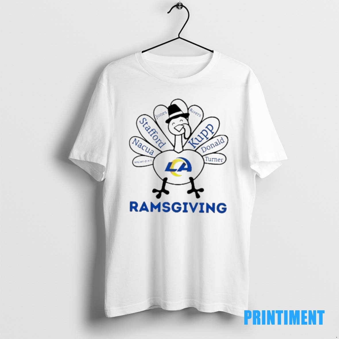 Official Ramsgiving Los Angeles Rams X Thanksgiving Tee Sweater Hoodie