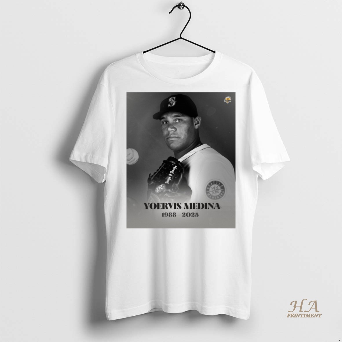 Official Rest In Peace Yoervis Medina 1988 2025 Seattle Mariners Shirt Hoodie