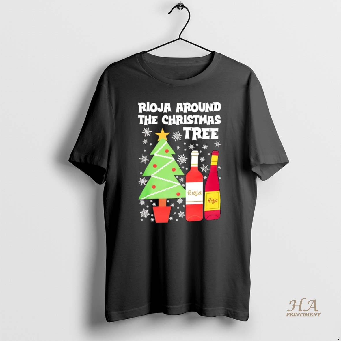 Official Rioja Around The Christmas Tree T Shirt