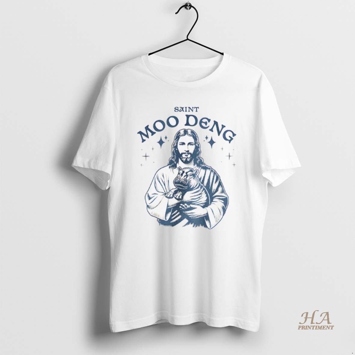 Official Saint Moo Deng Christmas Shirt