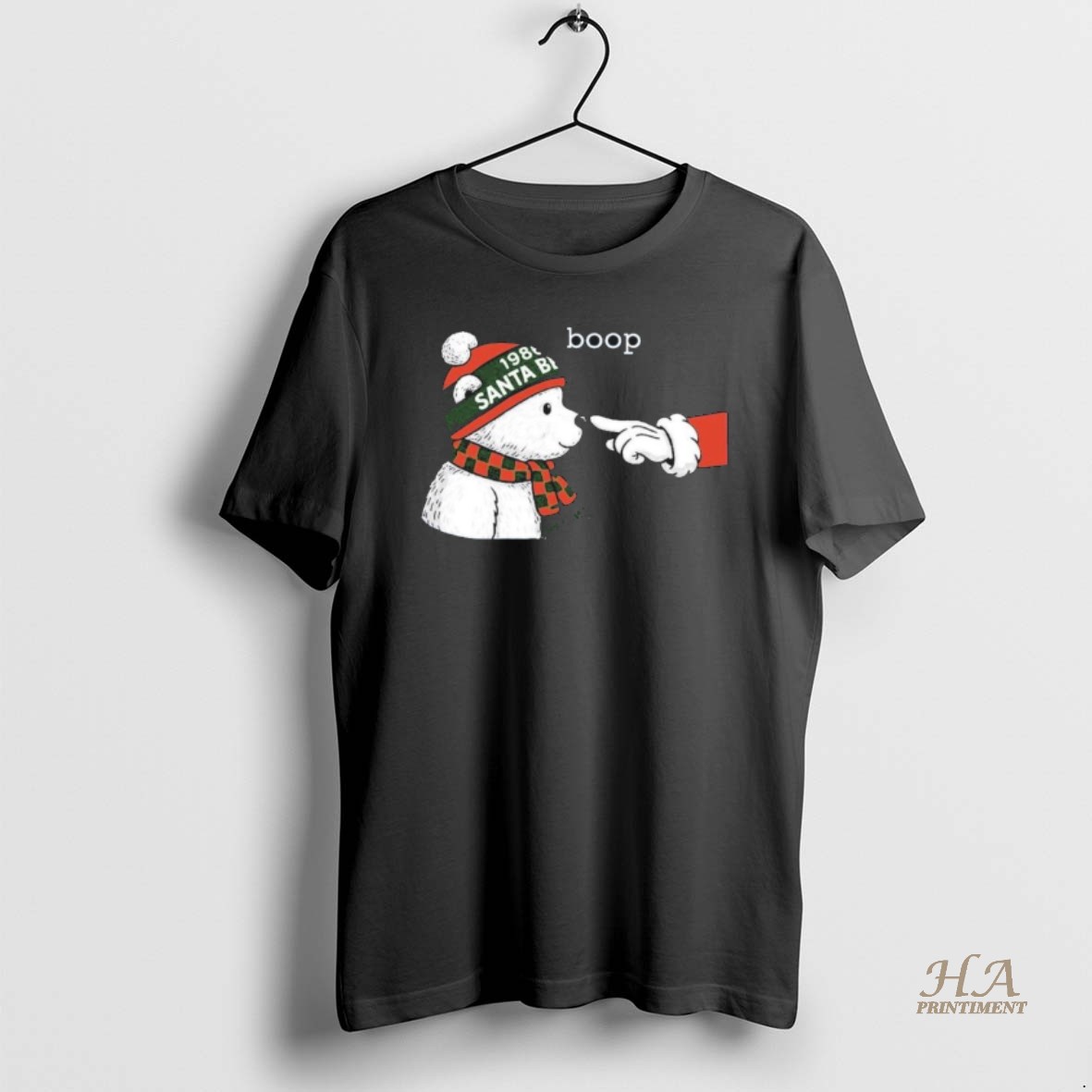 Official Santa Bear Boop Minnesota Christmas Shirt