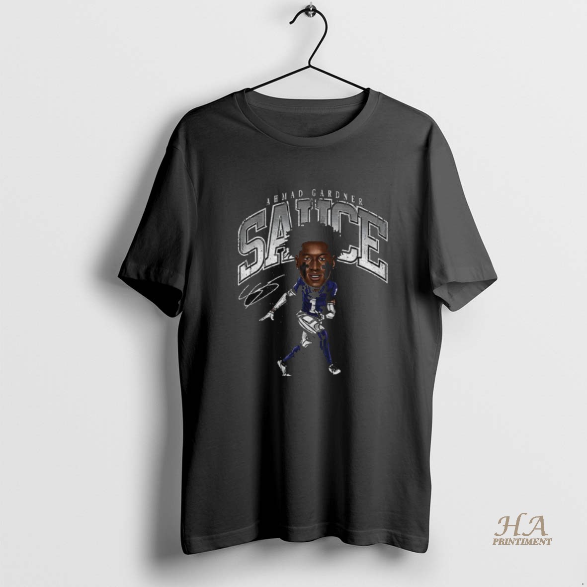 Official Sauce Gardner Cartoon Posing Indianapolis Colts Nfl Football Signature Shirt