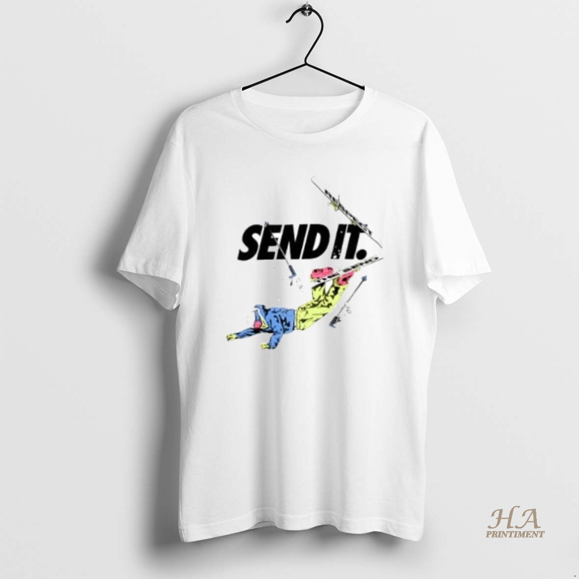 Official Send It Skiing Classic T Shirt