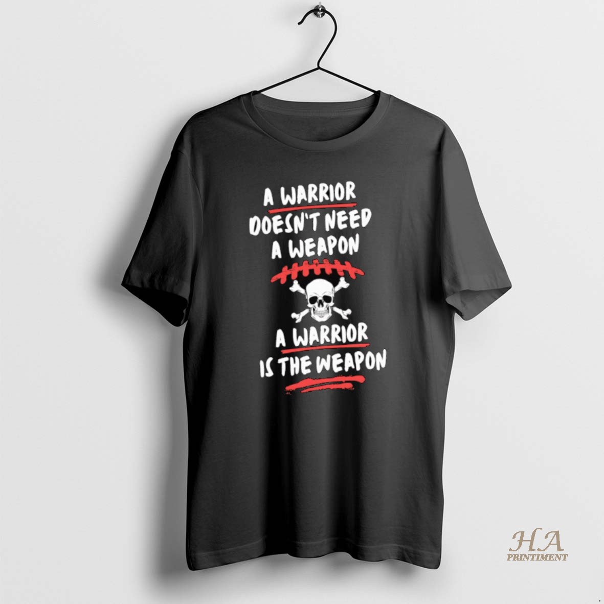 Official Skull A Warrior Is The Weapon A Warrior Is The Weapon Football Shirt