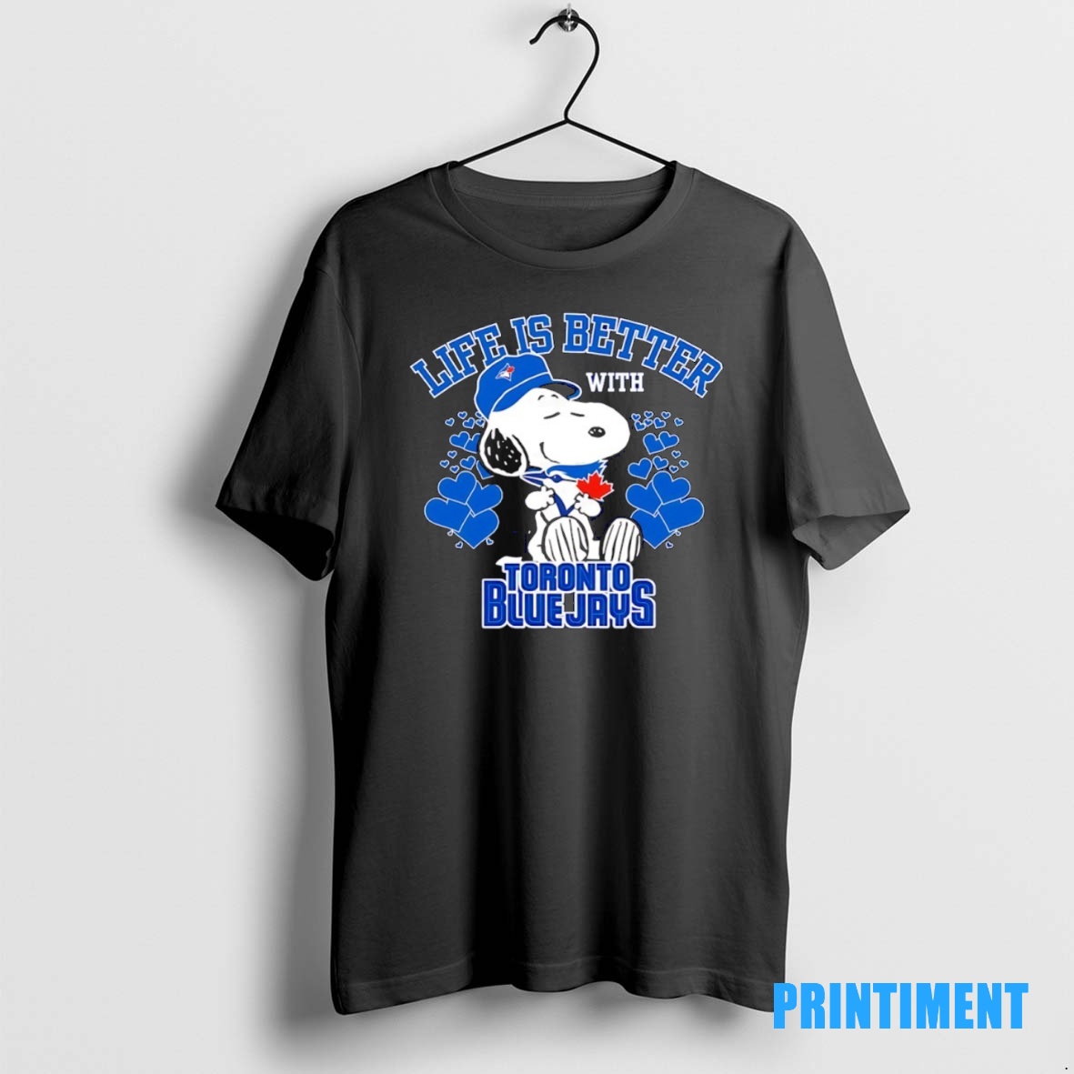 Official Snoopy Life Is Better With Toronto Blue Jays Mlb Tee Sweater Hoodie