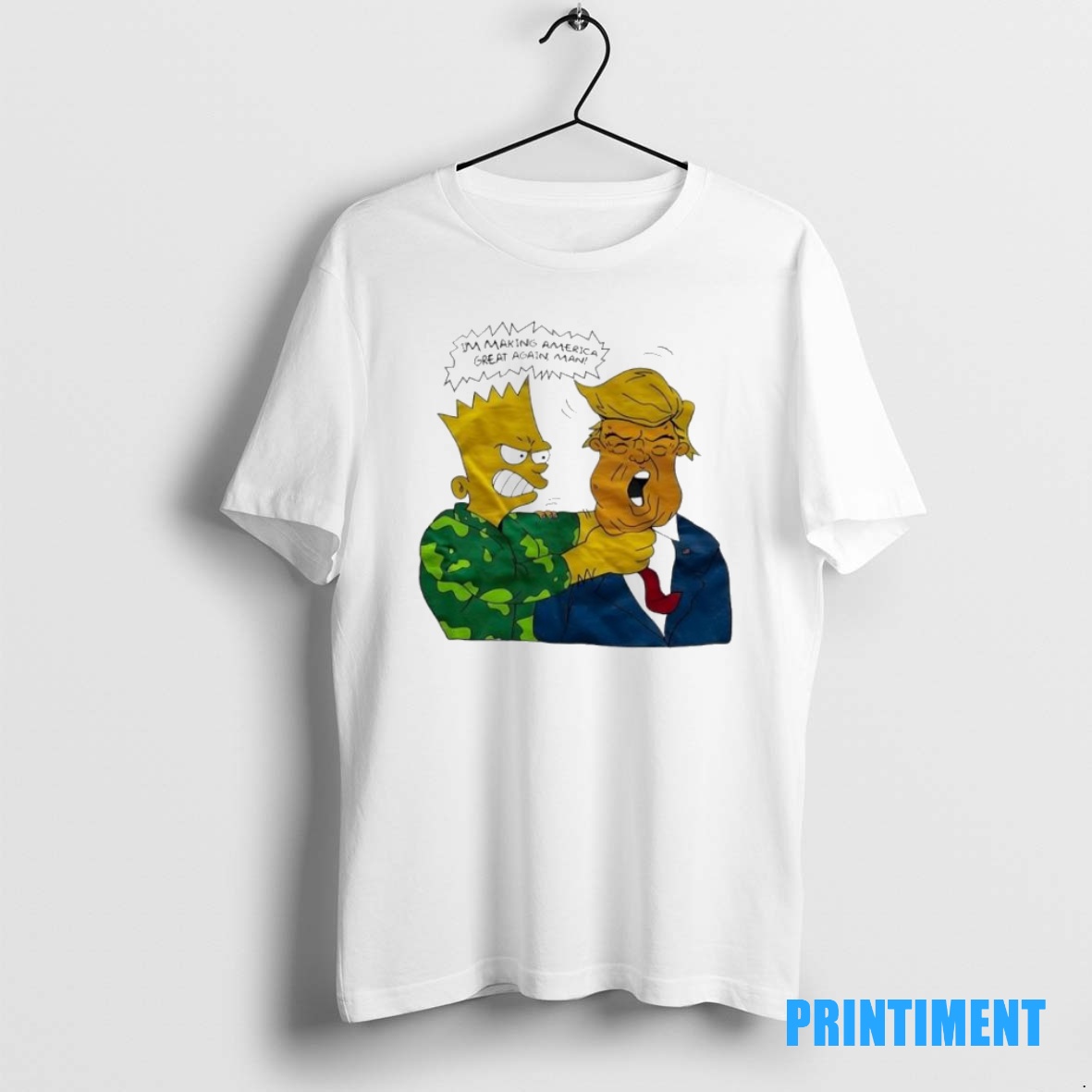 Official The Simpsons Donald Trump Parody Im Making America Great Again Man Tee Sweater Hoodie
