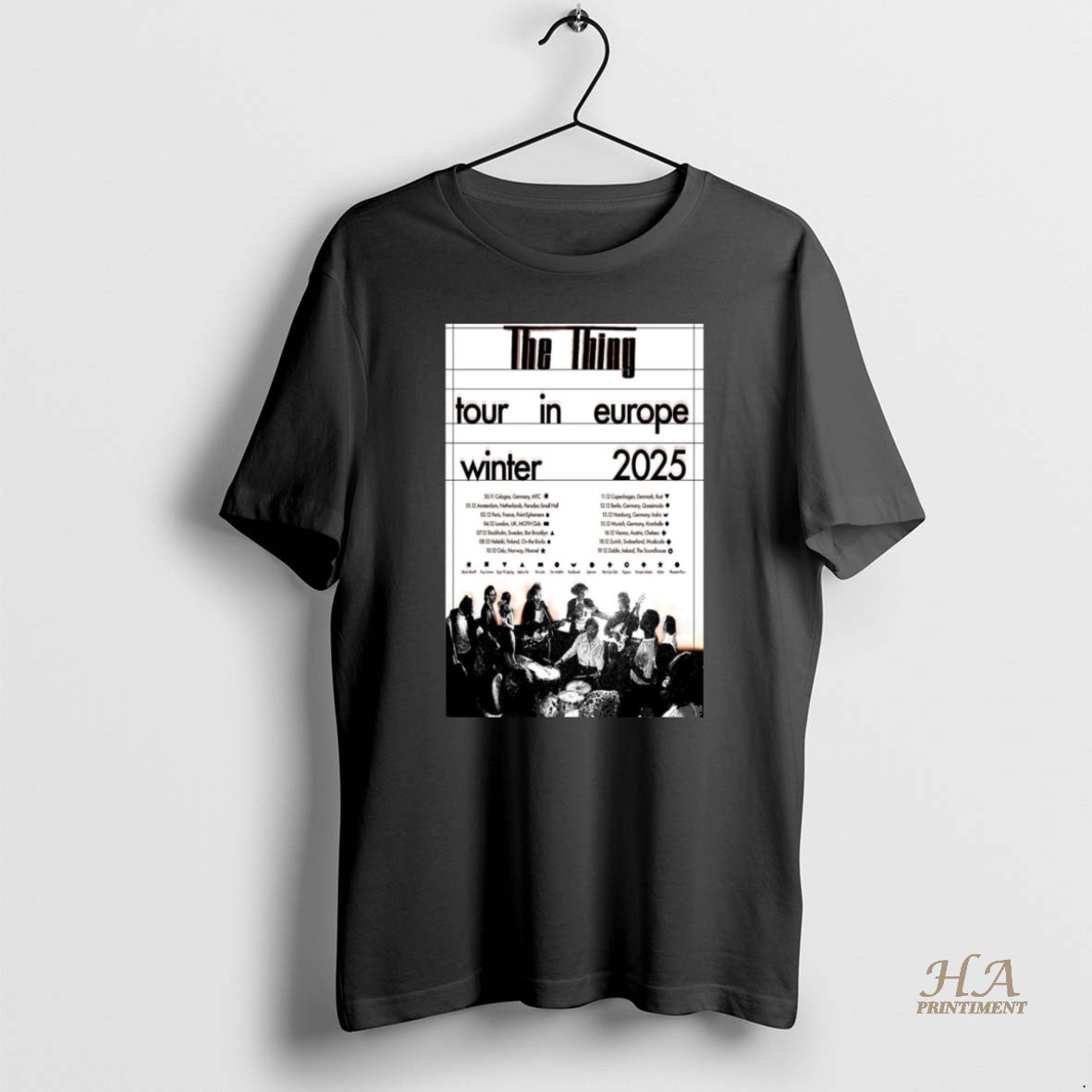Official The Thing Tour Europe Winter 2025 T Shirt