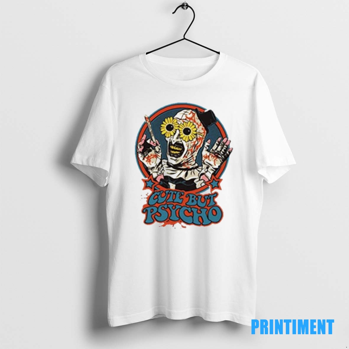 Official The Clown Cute But Psycho Ornaments Tee Sweater Hoodie