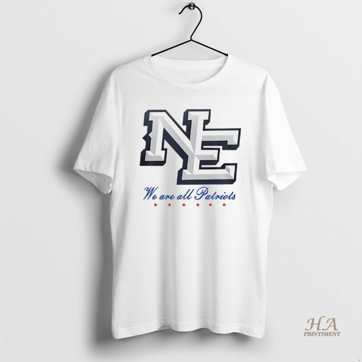 Official We Are All New England Patriots Ne Logo T Shirt