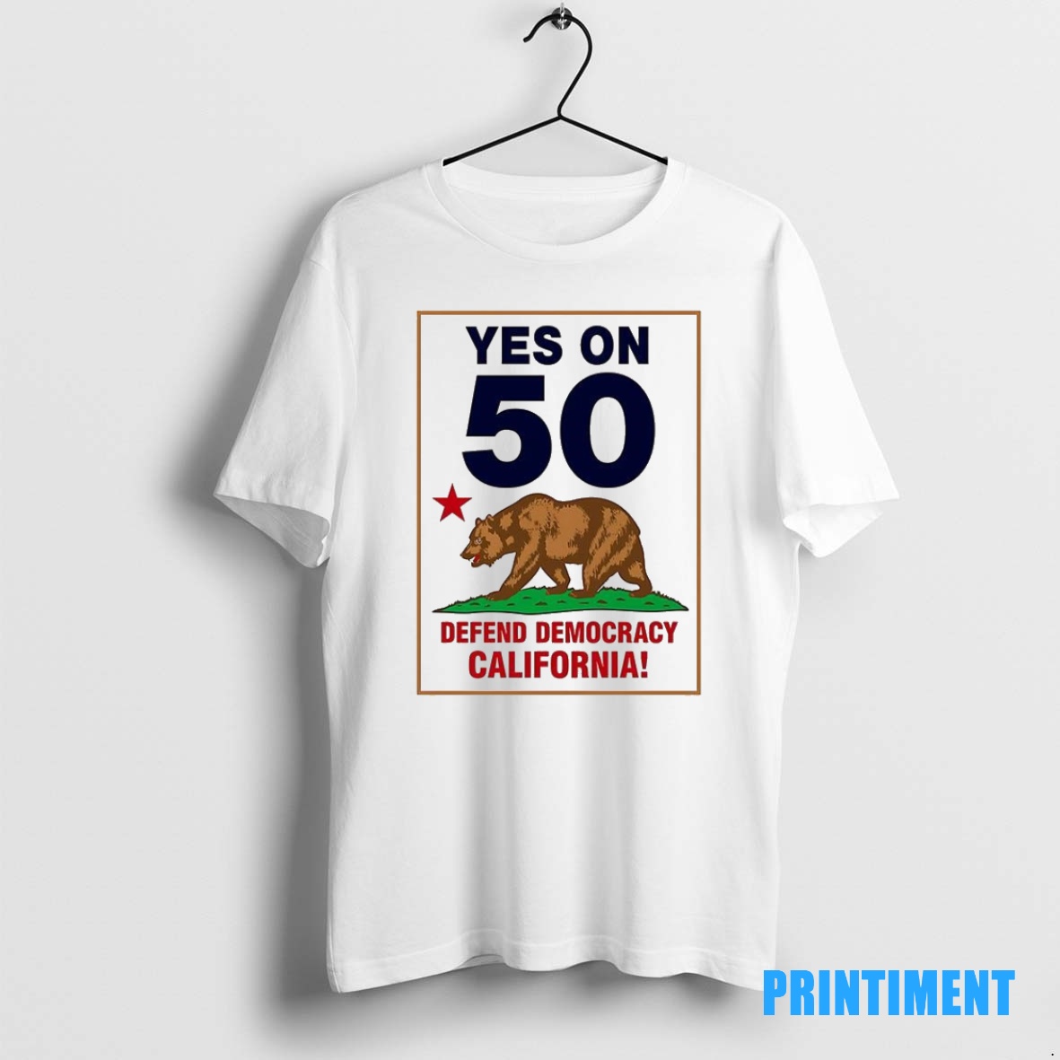 Official Yes On Prop 50 Defend Democracy California Tee Sweater Hoodie