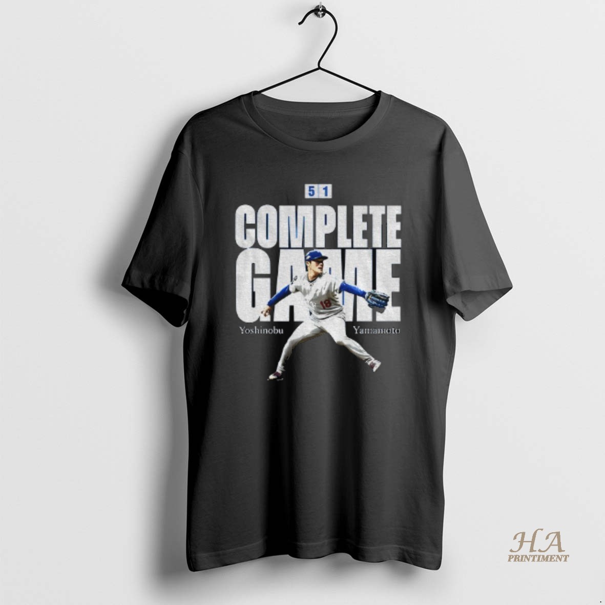 Official Yoshinobu Yamamoto Complete Game 5 1 Los Angeles Dodgers Mlb The Baseball Player Shirt