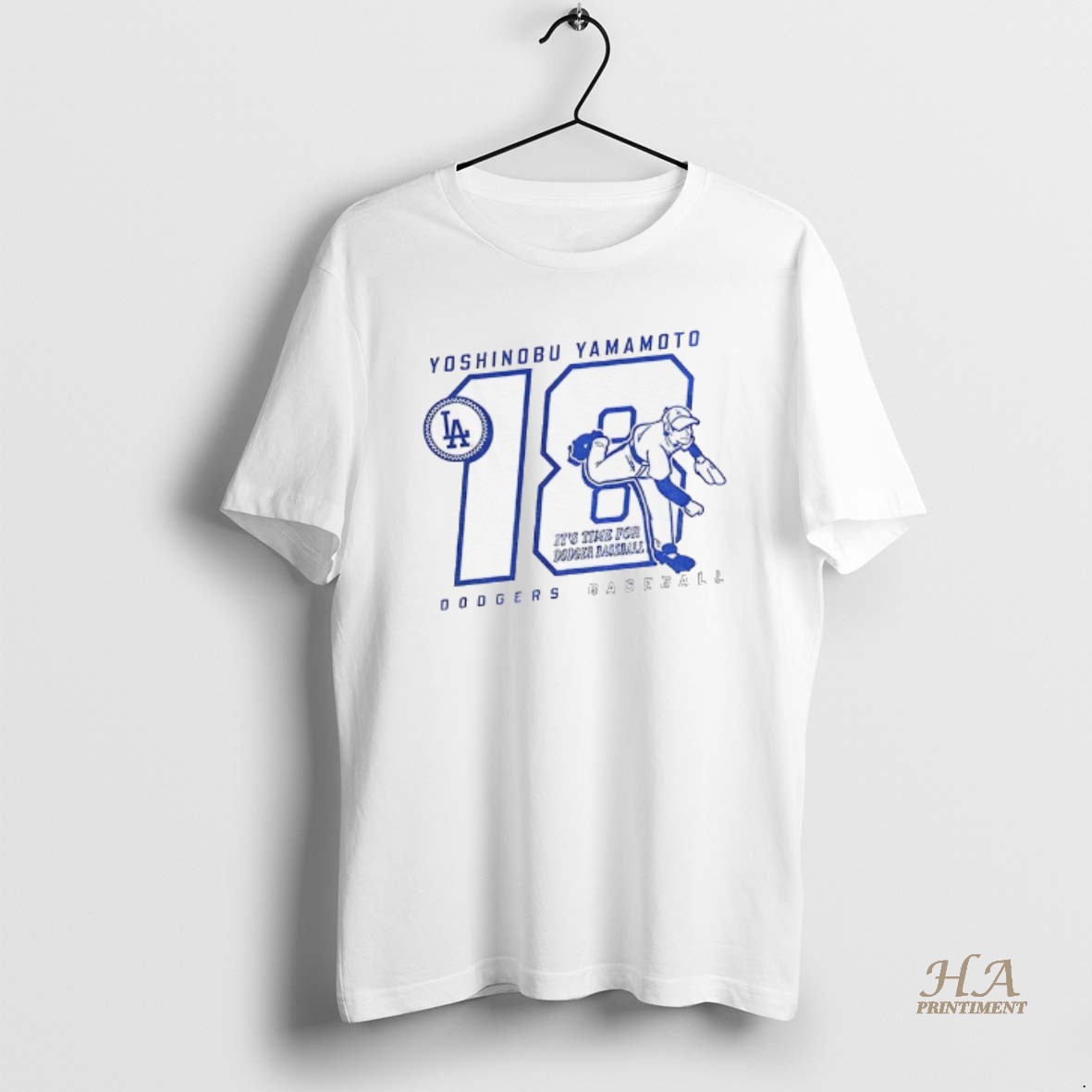 Official Yoshinobu Yamamoto Its Time For Dodgers Baseball Los Angeles Dodgers Mlb 2025 Shirt