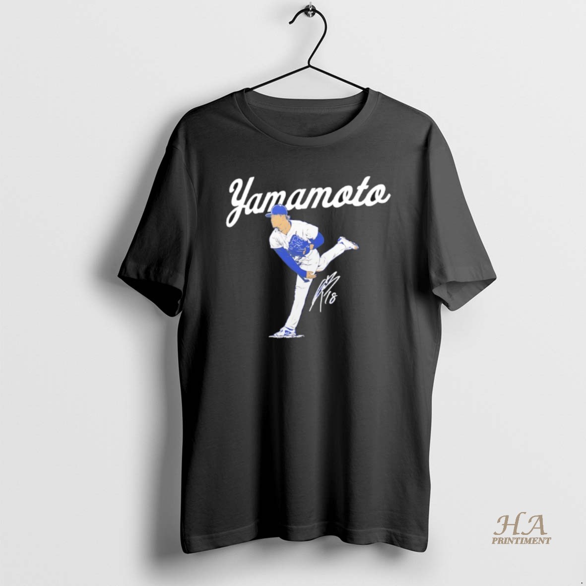 Official Yoshinobu Yamamoto La Dodgers World Series Player Signature Shirt