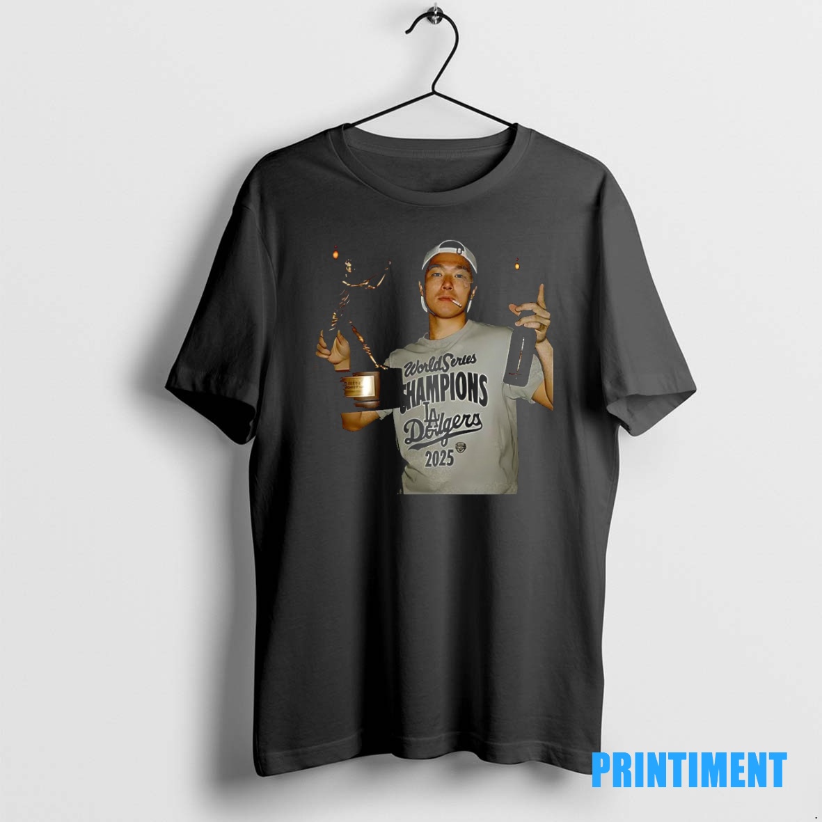 Official Yoshinobu Yamamoto Los Angeles Dodgers World Series Champions 2025 Mvp Celebration Tee Sweater Hoodie