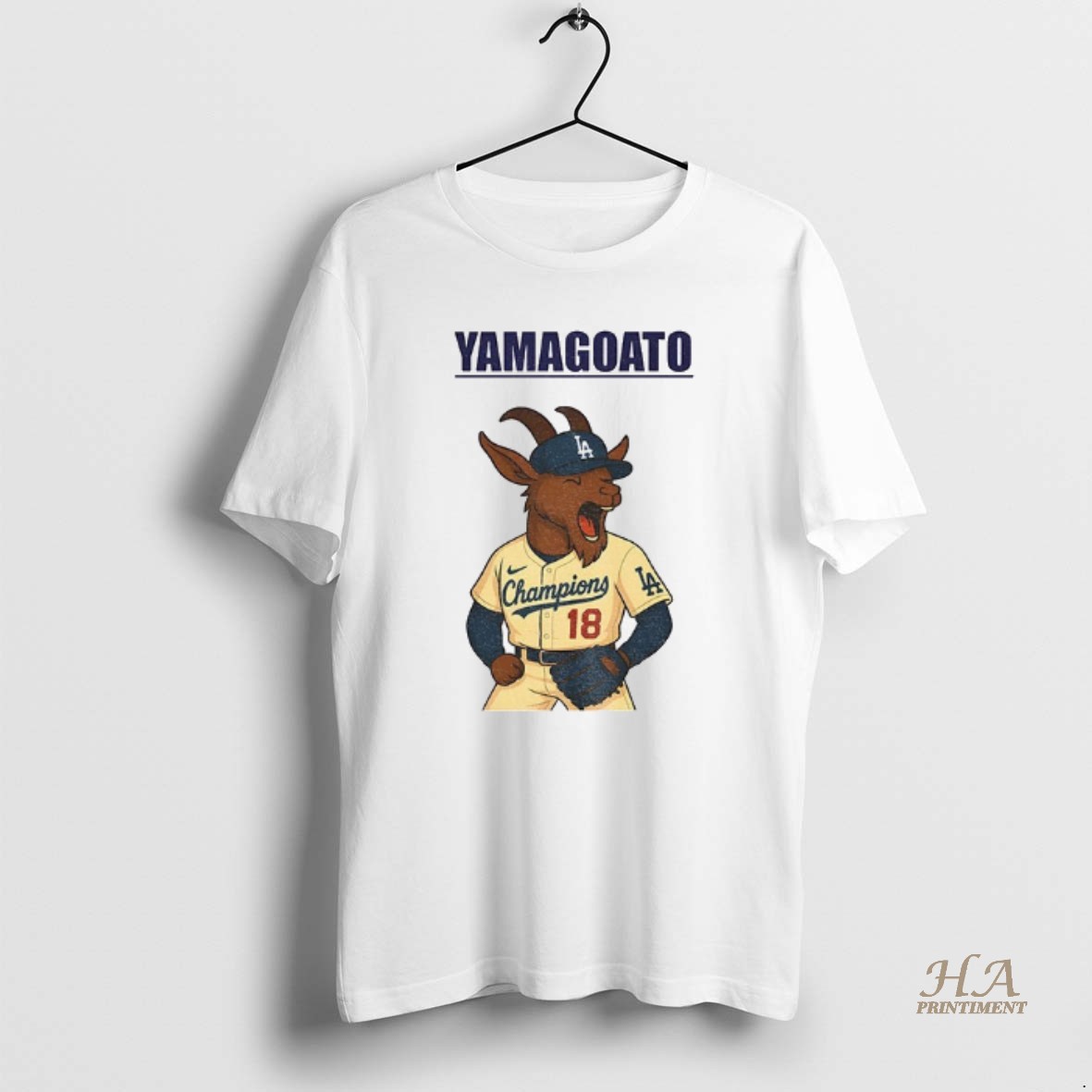 Official Yoshinobu Yamamoto Yamagoato Goat Baseball Mlb Champions World Series 2025 Shirt