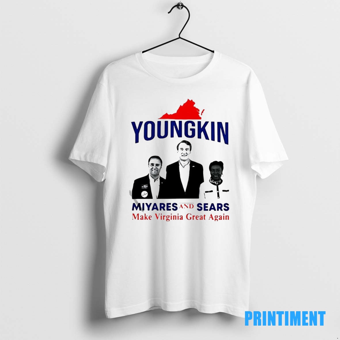 Official Youngkin Miyares And Sears Make Virginia Great Again Politics Tee Sweater Hoodie