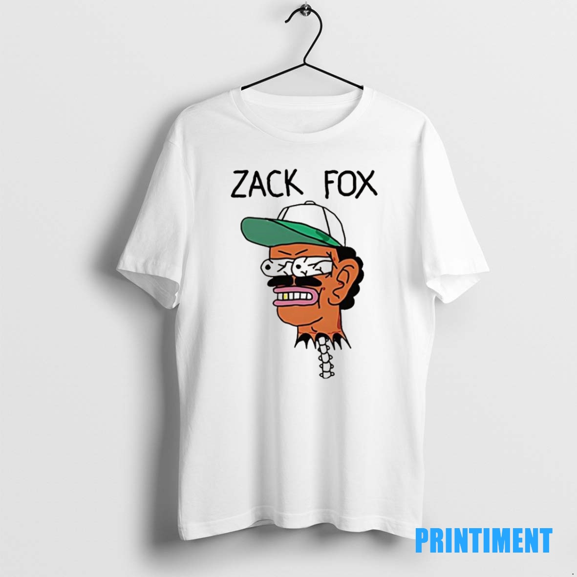 Official Zack Fox Head Bug Eyed Logo Tee Sweater Hoodie