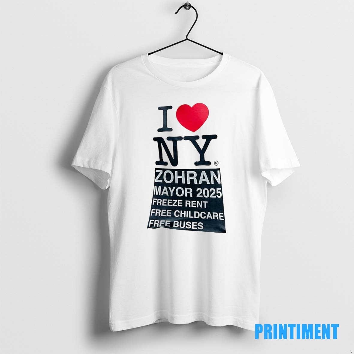 Official Zohran Mamdani I Love Ny Slogan Tee Sweater Hoodie