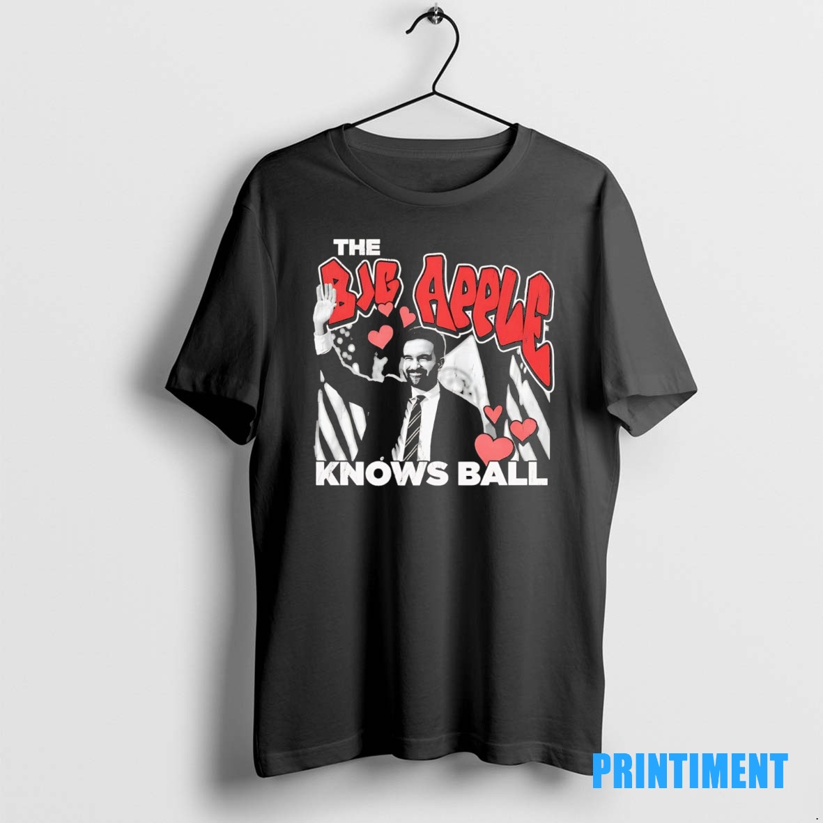 Official Zohran Mamdani The Big Apple Knows Ball Tee Sweater Hoodie