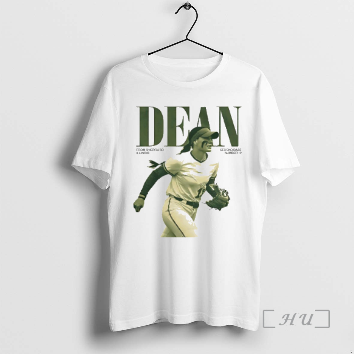 Officials Bella Dean Ndsu Baseball Second Base Number 12 Vintage Premium T Shirts Sweater Hoodie