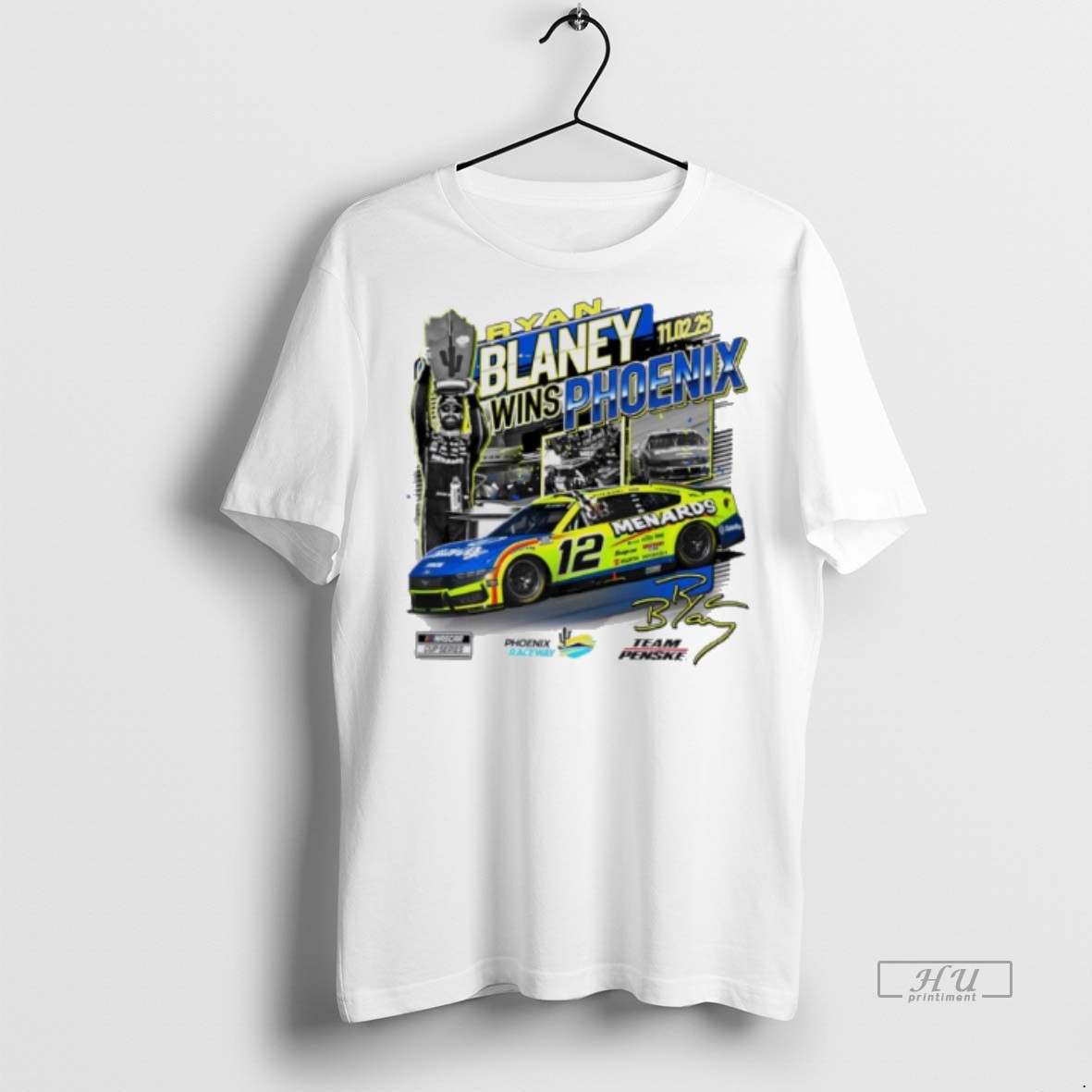 Officials Checkered Flag Sports Ryan Blaney 2025 Nascar Cup Series Championship Race Winner Premium Tee Shirt Sweater Hoodie