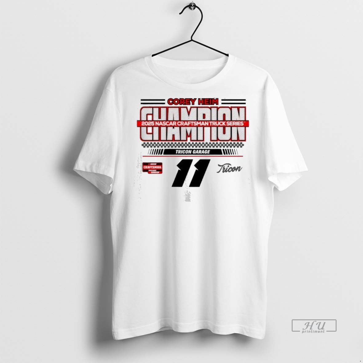 Officials Corey Heim 2025 Nascar Craftsman Truck Series Champion Premium Tee Shirt Sweater Hoodie